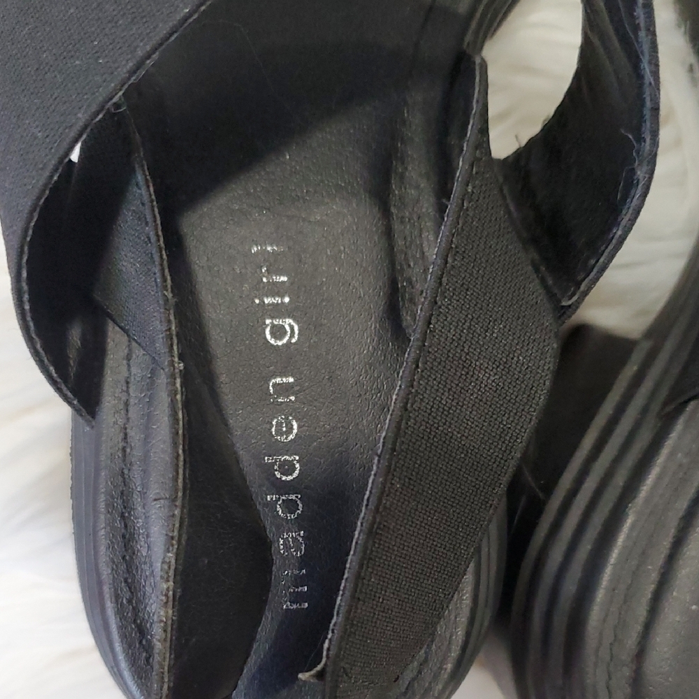 Y2k Madden Girl Black Retro  Chunky Heel  Sandals with Wide Straps - Picture 8 of 13